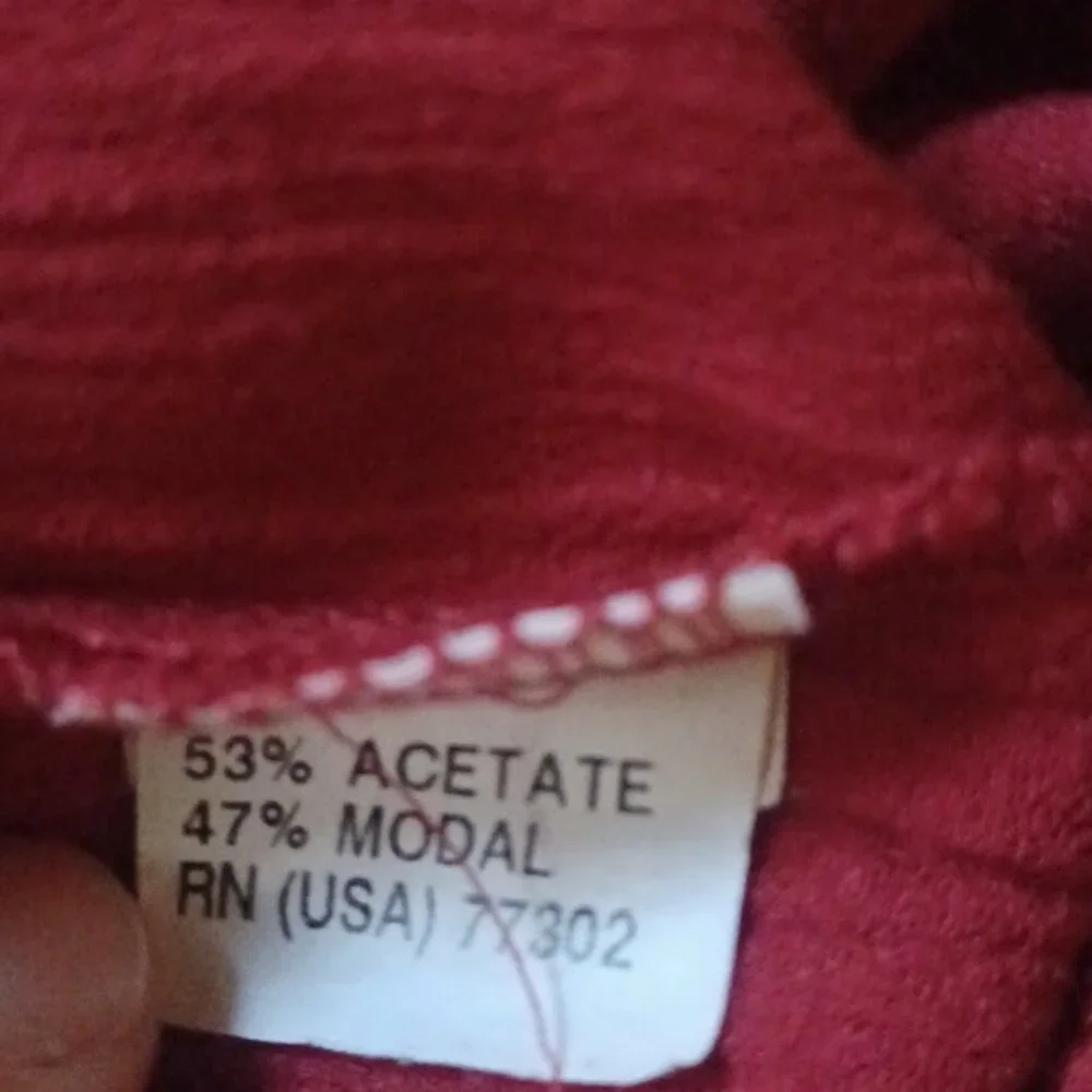 Zara V-Neck Red Mini  Dress Women's Medium M - Picture 5 of 7